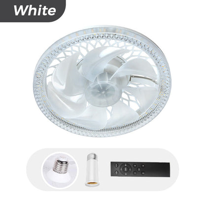 💖Ventilador Luz 2-en-1 Ajustable con Mando a Distancia para Dormitorio